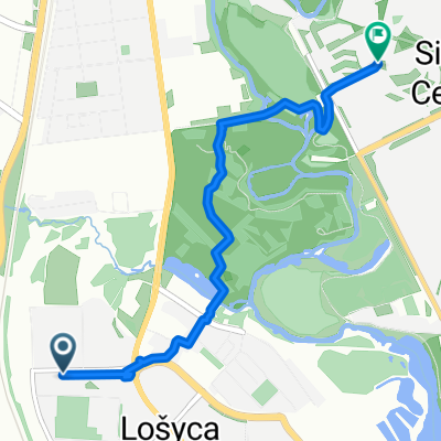 От улица Владислава Сырокомли до проспект Рокоссовского