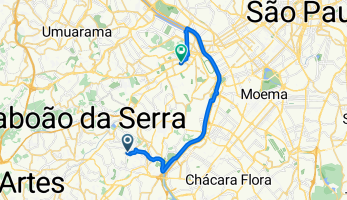 De Rua Carlos Magalhães a Avenida Eliseu de Almeida