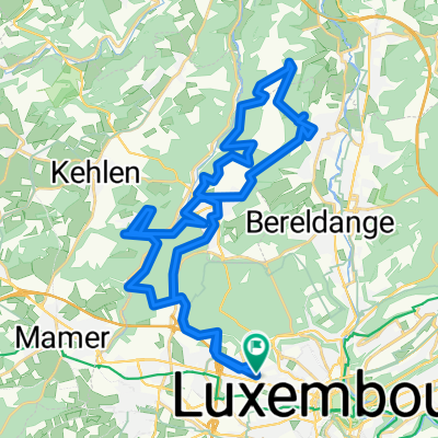 Rue Fernand Mertens, Luxembourg to Rue Fernand Mertens, Luxembourg