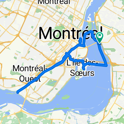 Route to Stationnent Écluse Saint-Lambert