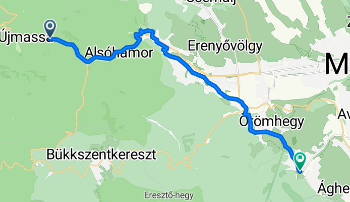 2513-as mellékút, Miskolc - Barabits Fülöp sétány, Miskolc