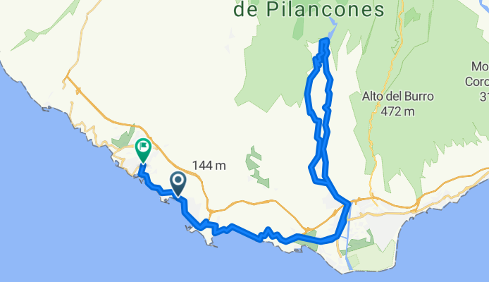 Carretera General - Avenida las Palmeras