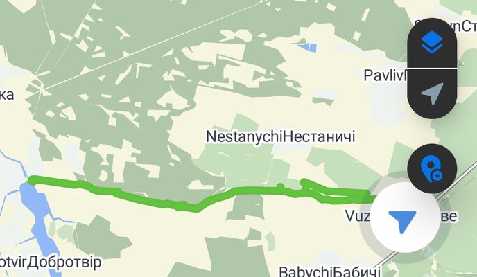 Foto 1 del percorso Bikemap "С141315 to вулиця Львівська"