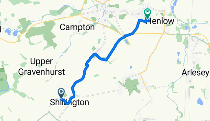 Greenfields, Hitchin to Broad Street, Shefford