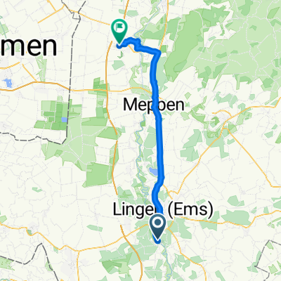 Von Lingen (Ems) bis Haren (Ems)