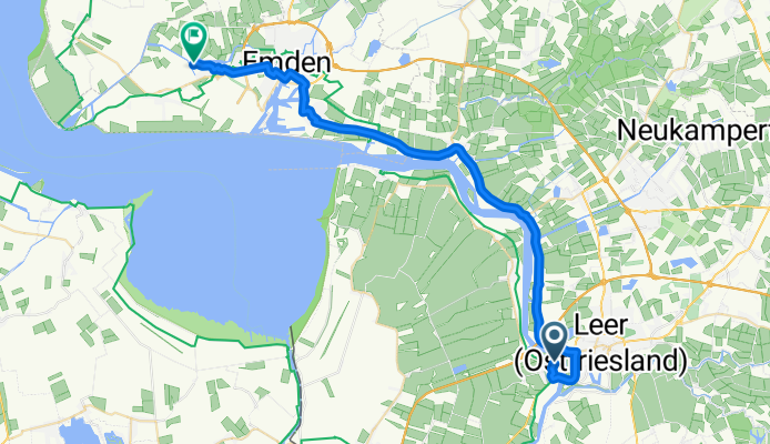 Von Leer (Ostfriesland) bis Emden