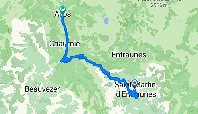 St. Martin d’Entraunes – Col des Champs – Allos