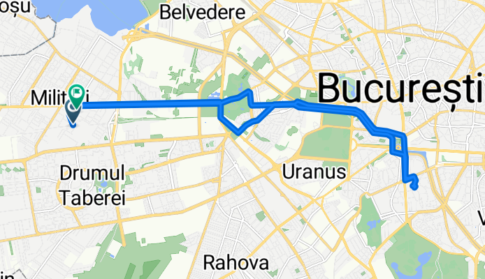 Route to Strada George Calboreanu