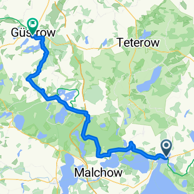 Von Waren (Müritz) bis Güstrow