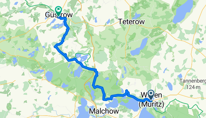 Von Waren (Müritz) bis Güstrow