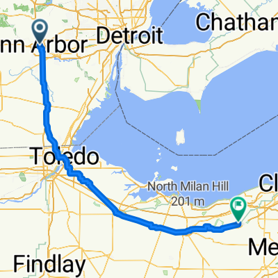 Duffield St, Ann Arbor to College Pl, Oberlin