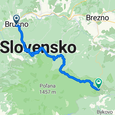 Brusno kúpele do Sihla