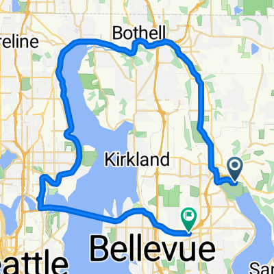 NE 65th St, Redmond to NE 20th St, Bellevue