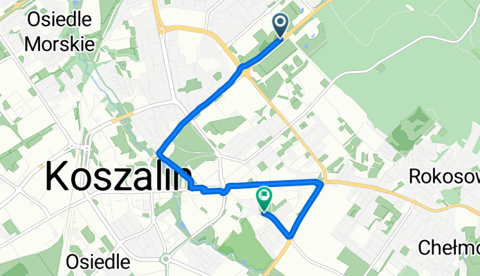 J Chrząszczyńskiego, Koszalin do Wojska Polskiego, Koszalin