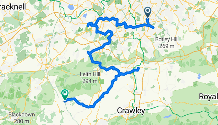 From Croydon to Cranleigh