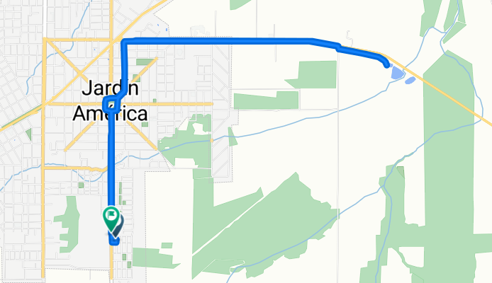 De Avenida Nahuel Huapi a Avenida Nahuel Huapi