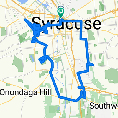 E Willow St, Syracuse to E Willow St, Syracuse