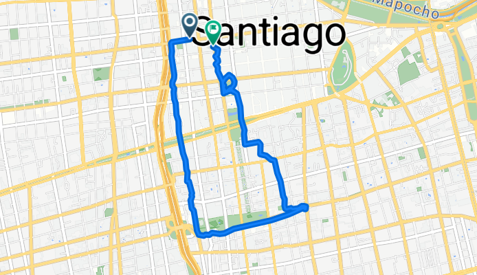 Catedral, Santiago a Compañía de Jesús, Santiago