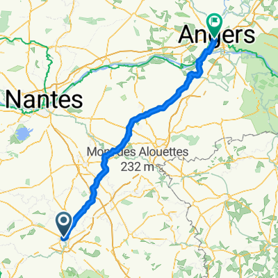 Impasse des Trois Ponts, La Roche-sur-Yon à Rue Léon Pavot, Angers