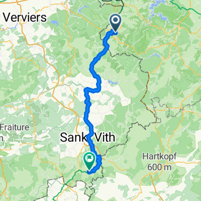 Monschau - Burg-Reuland über Vennbahn-Radweg