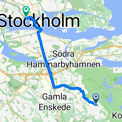 Emågatan, Bagarmossen to Hantverkargatan, Stockholm