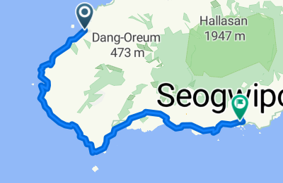 옹포리, 제주시에서 서귀동, 서귀포시까지