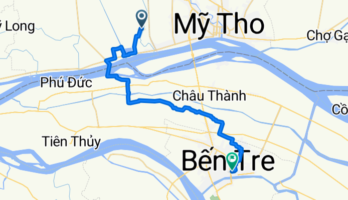 Cau Moi, Chau Thanh to Dong Khoi Boulevard, Ben Tre