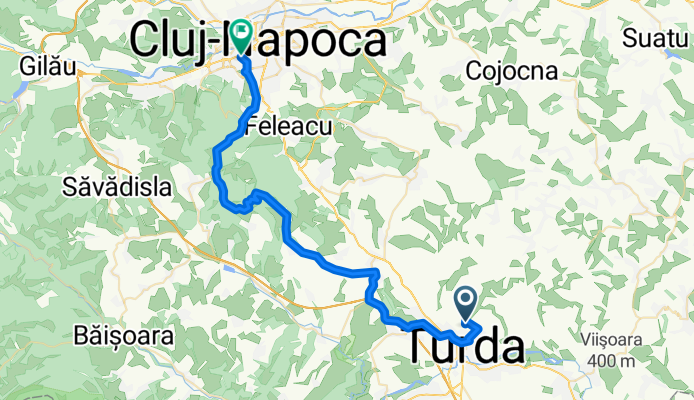 Str.Aleea Durgaului.7 nach Calea Mănăștur -6