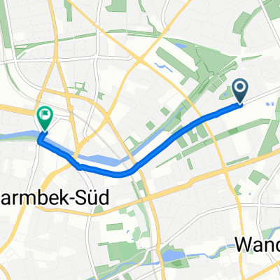 Alter Teichweg, Hamburg nach Poppenhusenstraße, Hamburg