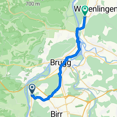 From Brugg to Würenlingen