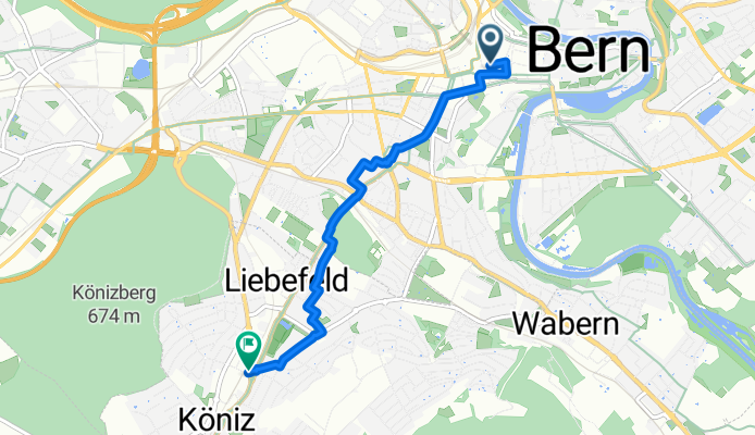 Bern Neuengassunterführung nach Bläuacker