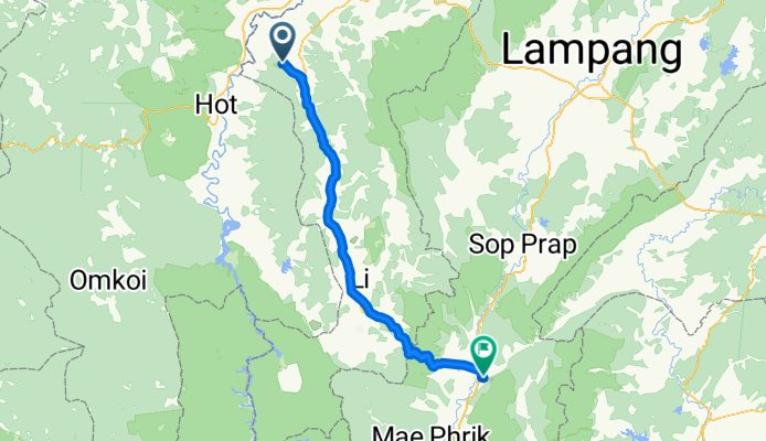 Veloroute Thailand 2 Etappe