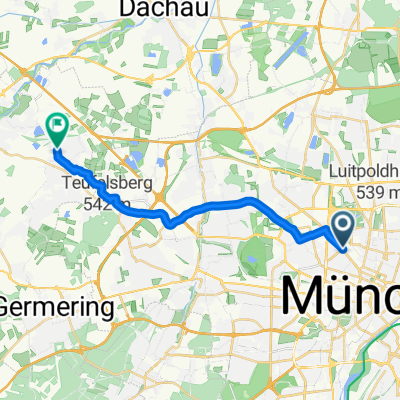 Leonrodstraße nach Freilandstraße