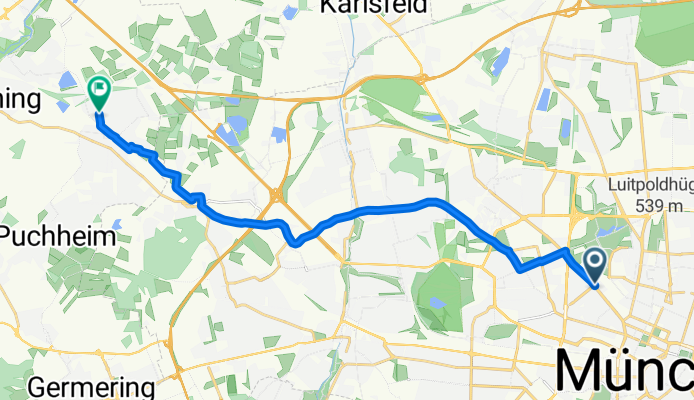 Leonrodstraße nach Freilandstraße