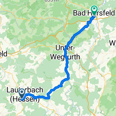Lauterbach / Hessen - Bad Hersfeld