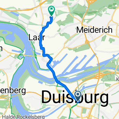 Friedrich-Wilhelm-Platz, Duisburg nach Coupettestraße, Duisburg