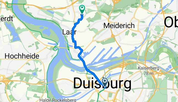 Friedrich-Wilhelm-Platz, Duisburg nach Coupettestraße, Duisburg