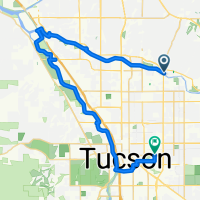 N Campbell Ave, Tucson to N Highland Ave, Tucson