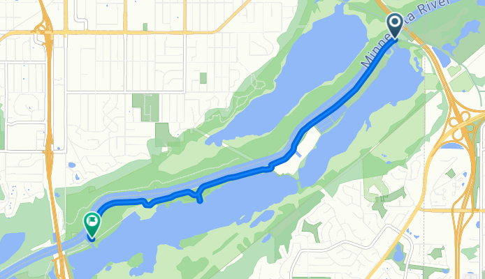 Black Dog Rd, Burnsville to Black Dog Rd, Burnsville