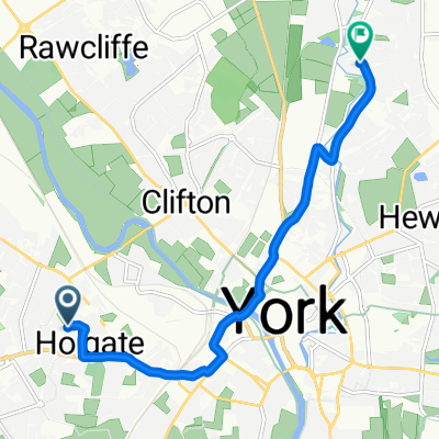 Burnsall Drive, York to Meadowfields Drive, York
