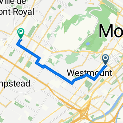 Boulevard De Maisonneuve Ouest to Chemin de la Côte-des-Neiges