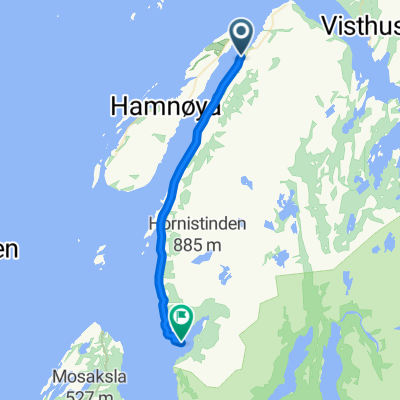 15.1 Route in Vevelstad
