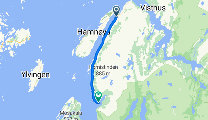 15.1 Route in Vevelstad