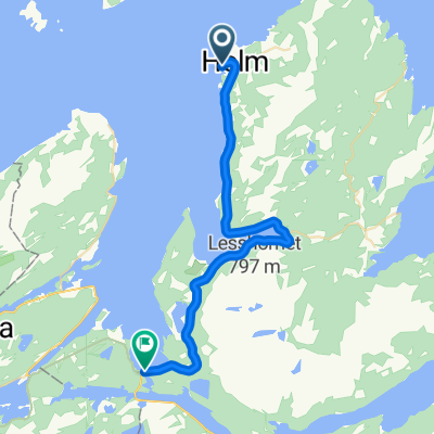 16.2 Route in Bindalseidet