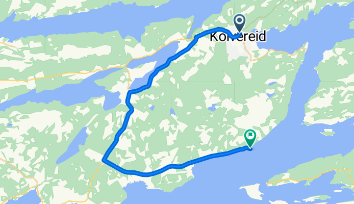 18.1 Route in Kolvereid