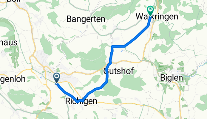 Richigenstrasse, Worb nach Dornistrasse, Walkringen