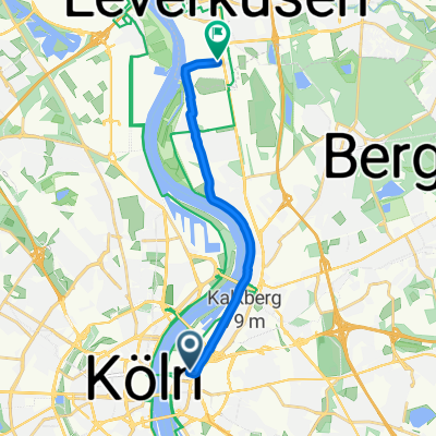 Luise-Straus-Ernst-Straße, Köln nach Chempark, Leverkusen