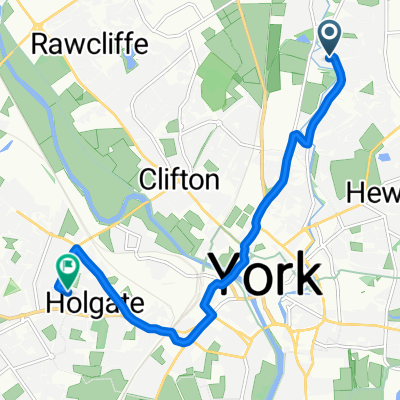 Meadowfields Drive, York to Burnsall Drive, York