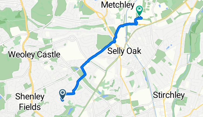 St Denis Road, Birmingham to Ring Road South, Birmingham