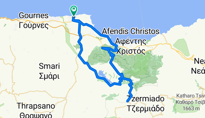 Climb to Lasithi Plateau start from Lyttos